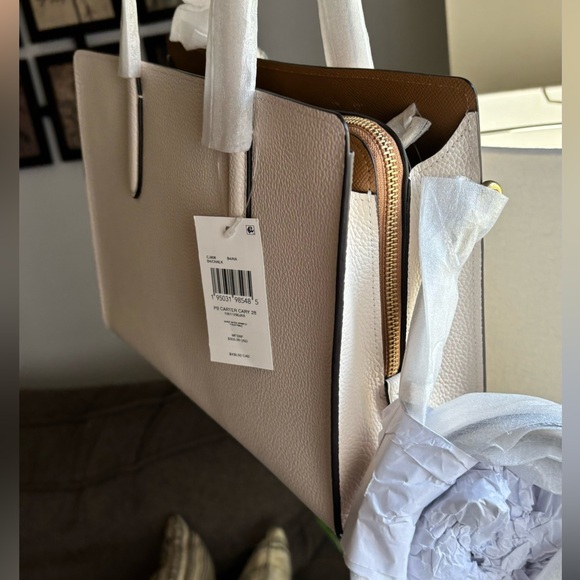 Authentic COACH 1941 pebbled leather 3 compartments 2way zip Satchel/Crosby - Picture 12 of 16